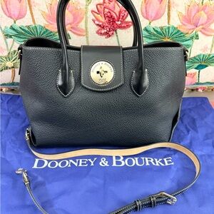Dooney & Bourke Black Leather Satchel